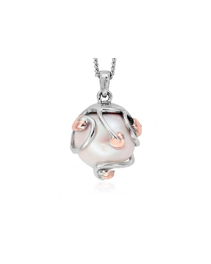 Tree of Life Caged Pearl Pendant