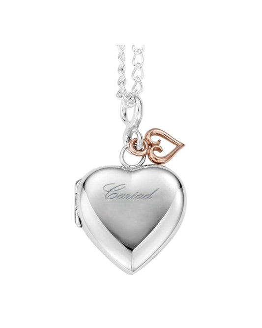 Cariad Sterling Silver Locket