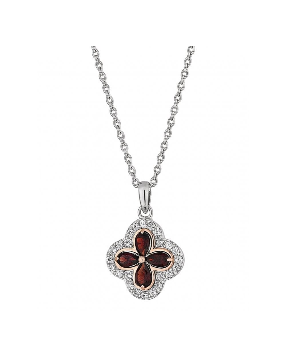 Tudor Court Garnet Pendant