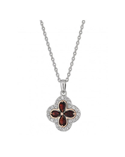 Tudor Court Garnet Pendant