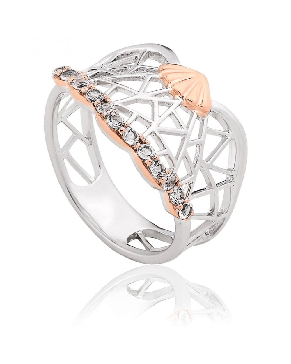 Midnight Garden Peacock Ring