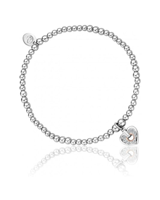Cariad Sterling Silver Sparkle Affinity Bracelet with Topaz