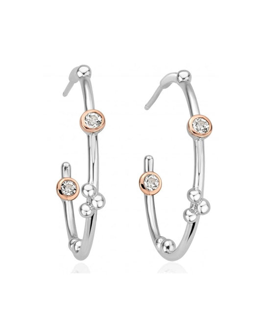 Clogau Celebration Half Hoop Earrings