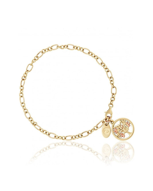 Tree of Life 9ct Solid Gold Bracelet