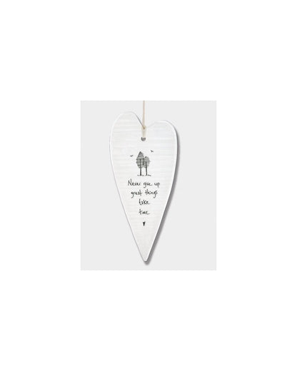 Wobbly Long Heart Never Give Up, Great Things Take Time