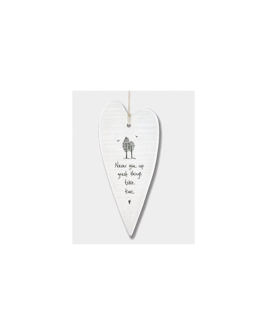 Wobbly Long Heart Never Give Up, Great Things Take Time