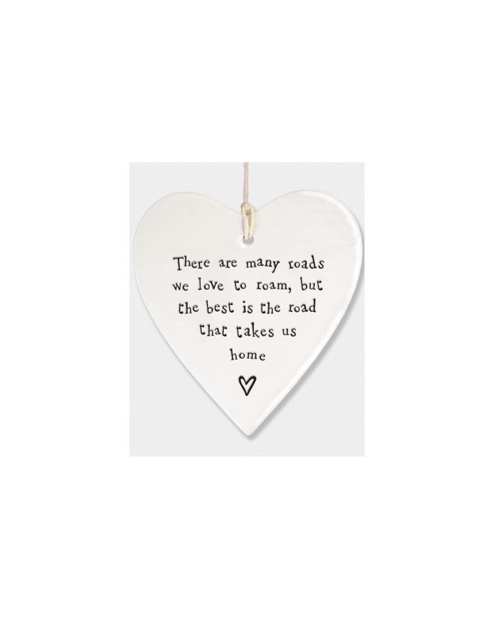 Porcelain Round Heart - Road To Home