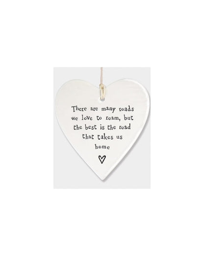 Porcelain Round Heart - Road To Home