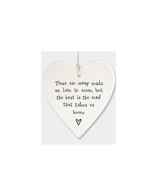 Porcelain Round Heart - Road To Home