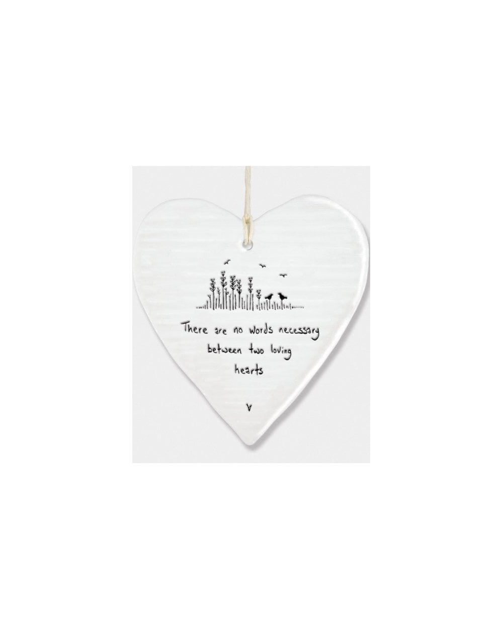 Wobbly Round Heart - Two Loving Hearts
