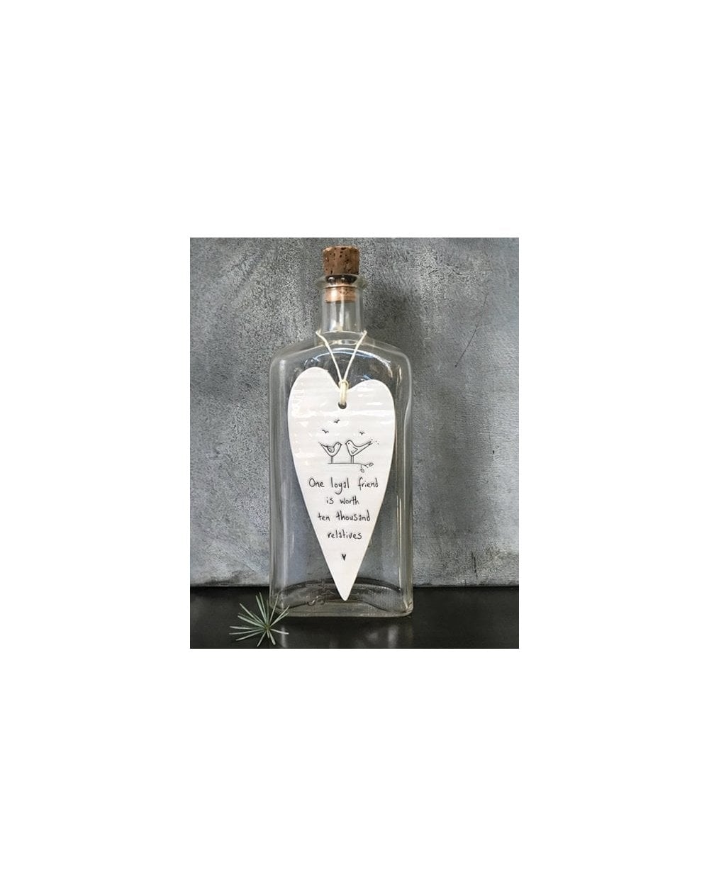 Wobbly Long Heart - One Loyal Friend