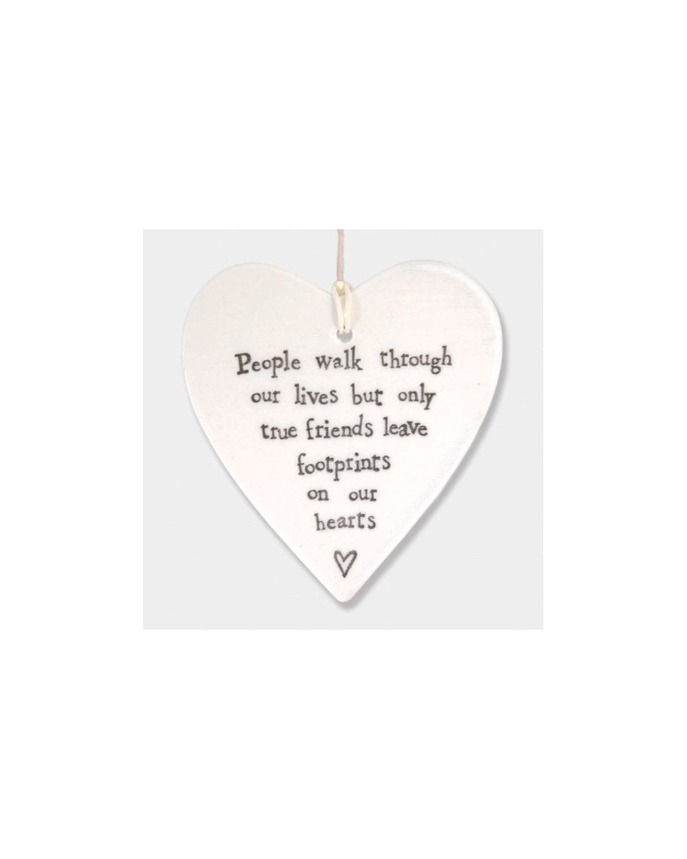 Porcelain Round Heart - People Walk