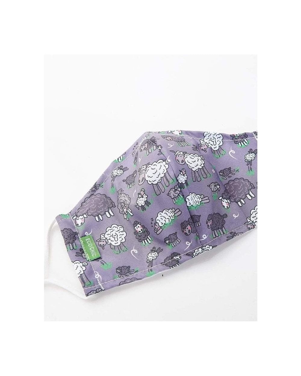 Grey Sheep Face Cover Mini