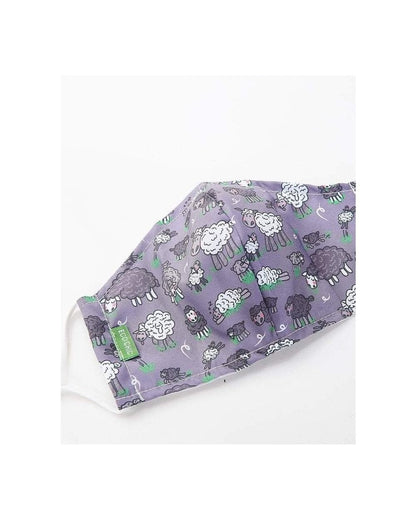 Grey Sheep Face Cover Mini