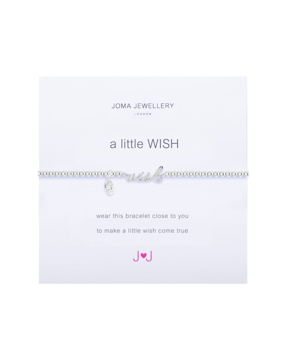 A Little Wish - Bracelet - Silver And Silver Word Wish