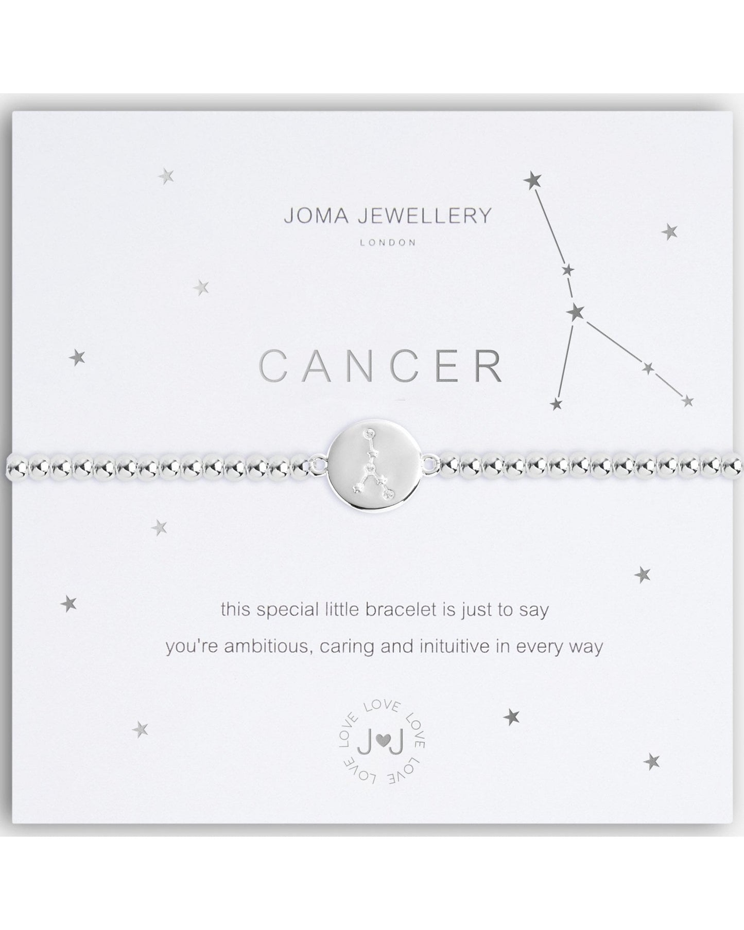 A Little Cancer Star Sign Bracelet