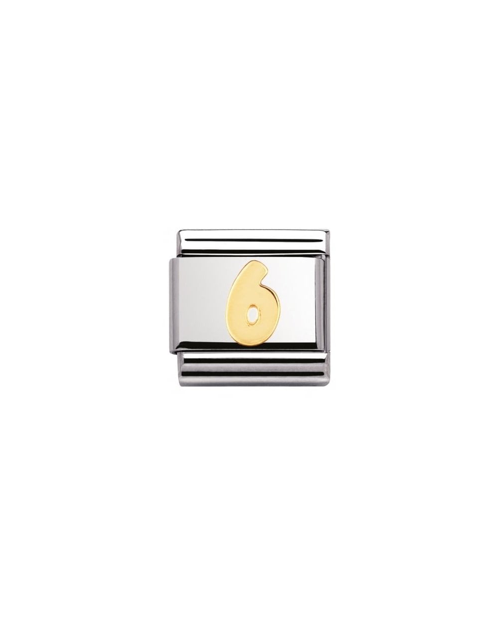 Composable Classic Number 6 Stainless Steel 18K Gold