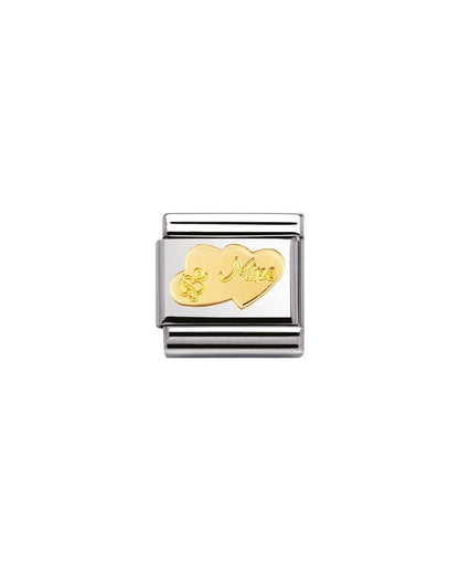 Composable Classic Love Be Mine Double Heart Charm