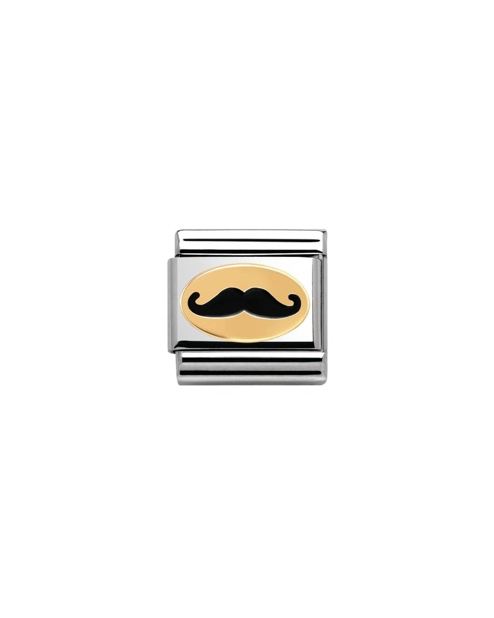 Nomination Black Moustache Gold