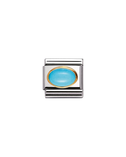 Composable Classic Natural Stones Oval Turquoise