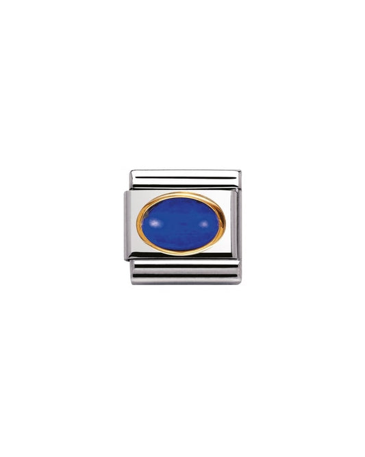 Composable Classic Natural Stones Oval Lapis Lazuli