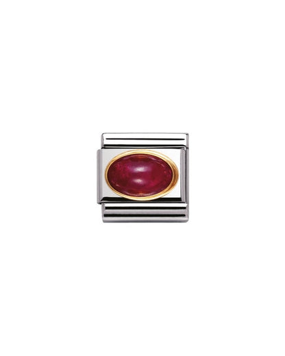 Composable Classic Natural Semiprecious Oval Ruby