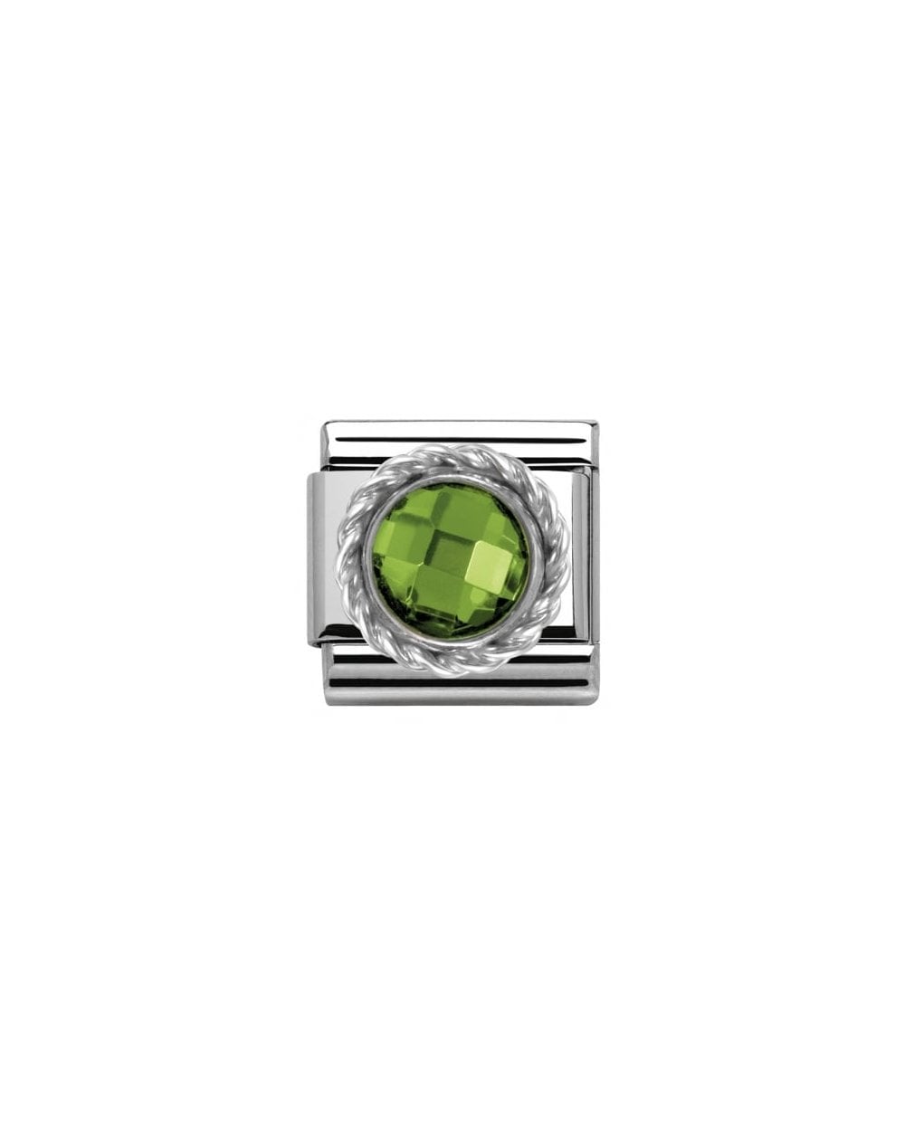 Composable Classic Round Facet Stones Green
