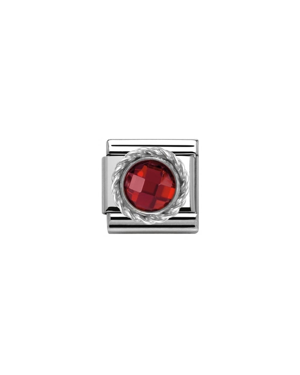 Composable Classic Round Facet Stones Red