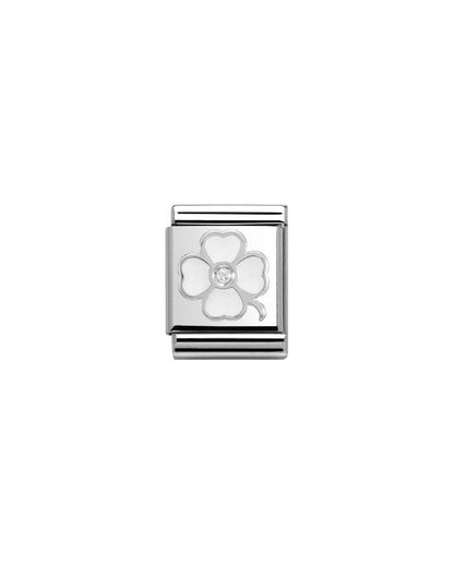 Four Leaf Clover - White