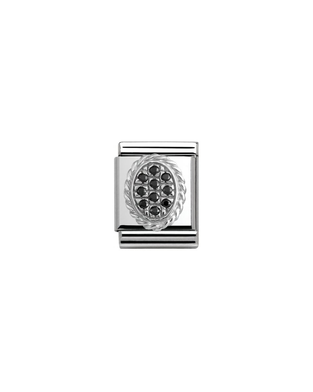 Big Pave - Oval Black