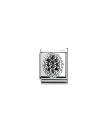 Big Pave - Oval Black