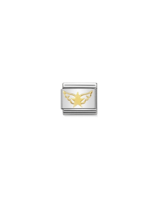Composable Classic Symbols And Steel And 18K Gold (45_Star Angel)