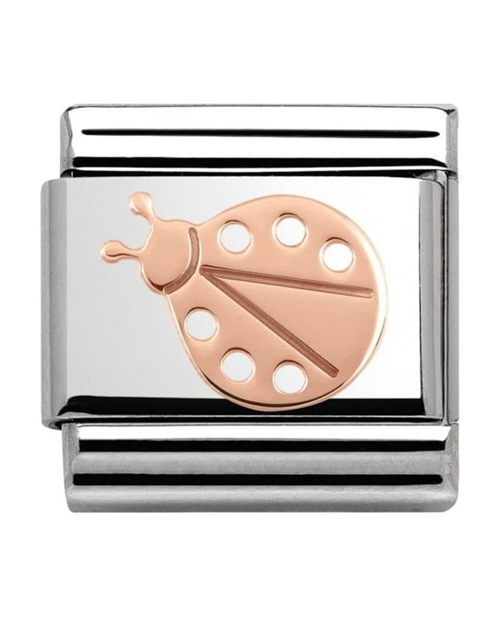 Classic Rose Gold Plates Ladybird Charm