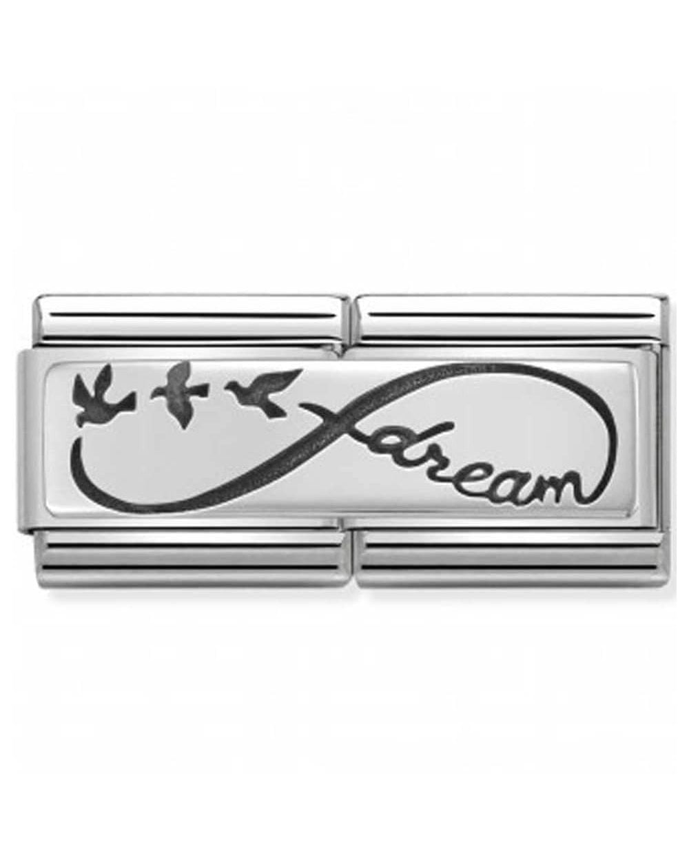 Classic Silvershine Double Link Infinity Dream Charm