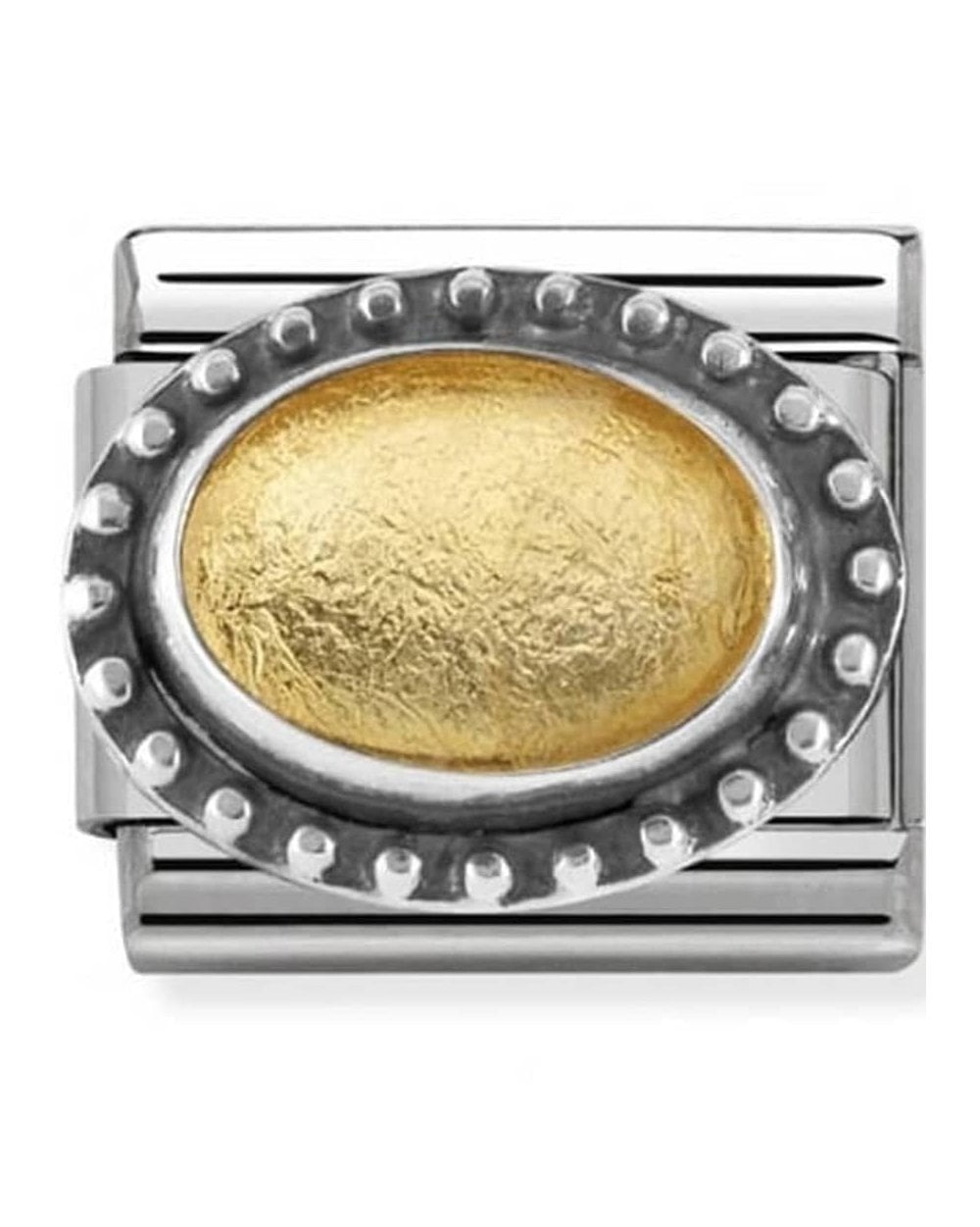 Classic Silvershine Gold Rock Crystal Charm