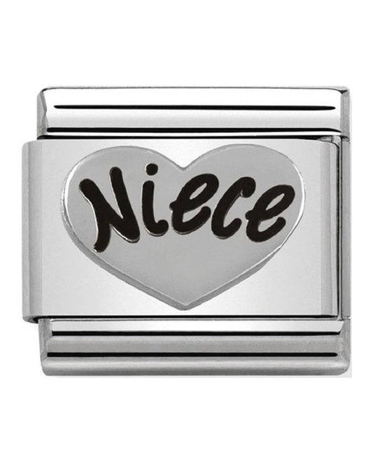 Classic Silvershine My Family Niece Charm