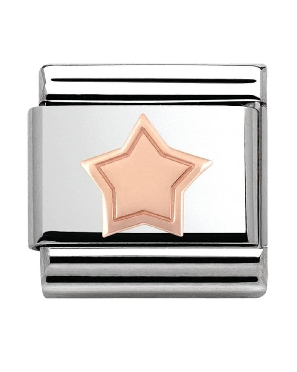 Classic Rose Gold Plates Star Charm