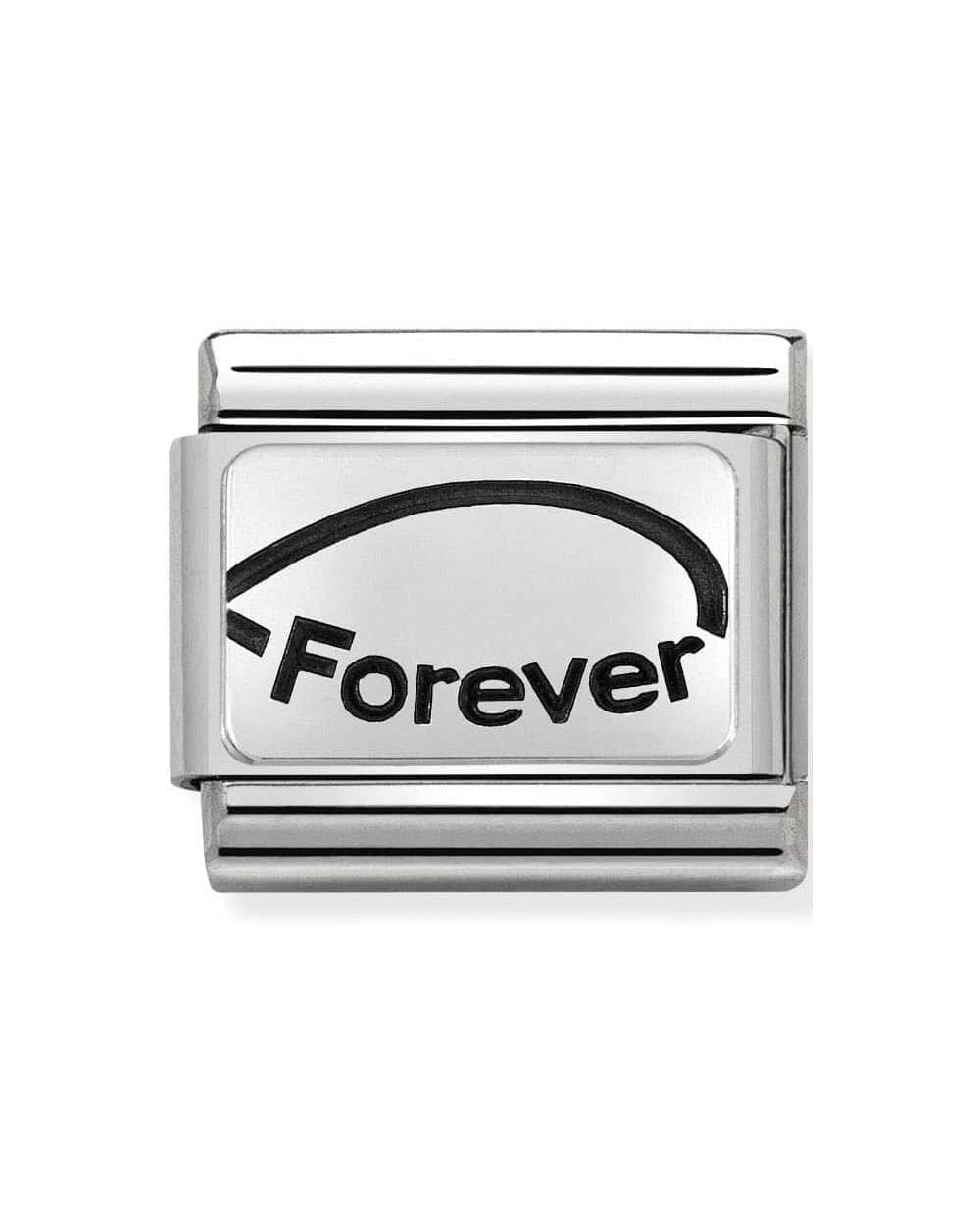 Classic Silvershine Forever Infinity Charm (sisters forever)