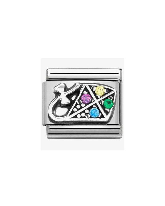 Composable Cl Symbols Ox Steel Cz And Silver 925 Kite