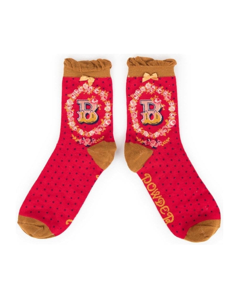 Ankle Sock- Letter B