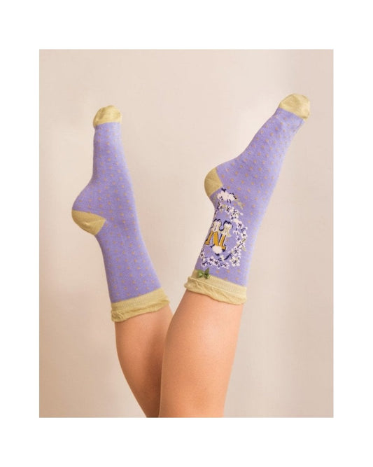 Ankle Sock- Letter N