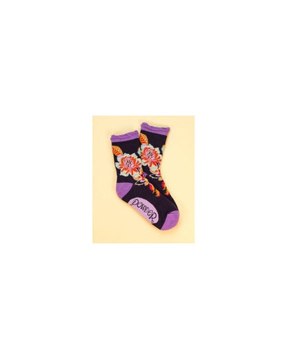 Orange Party Ankle Socks
