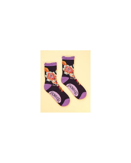 Orange Party Ankle Socks