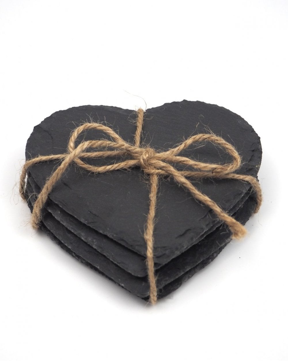 Pack Of 4 Heart Slate Heart Coasters