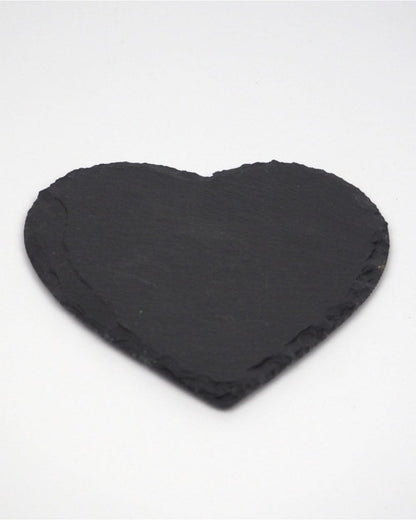 Pack Of 4 Heart Slate Heart Coasters