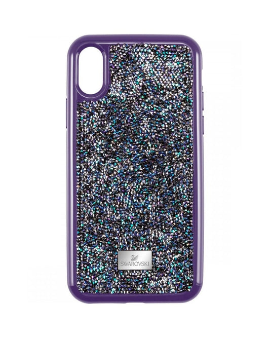 Glam Rock Smartphone Case With Bumper, IPHONE® XS MAX, Purple