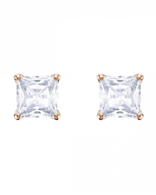 Attract Pierced Stud Rose Gold Earrings 5431895