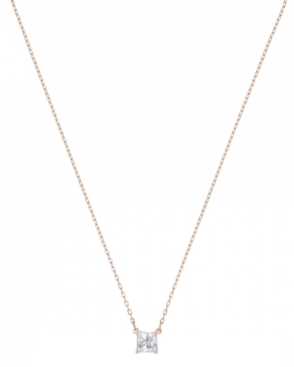 Attract Necklace- White and Rose Gold