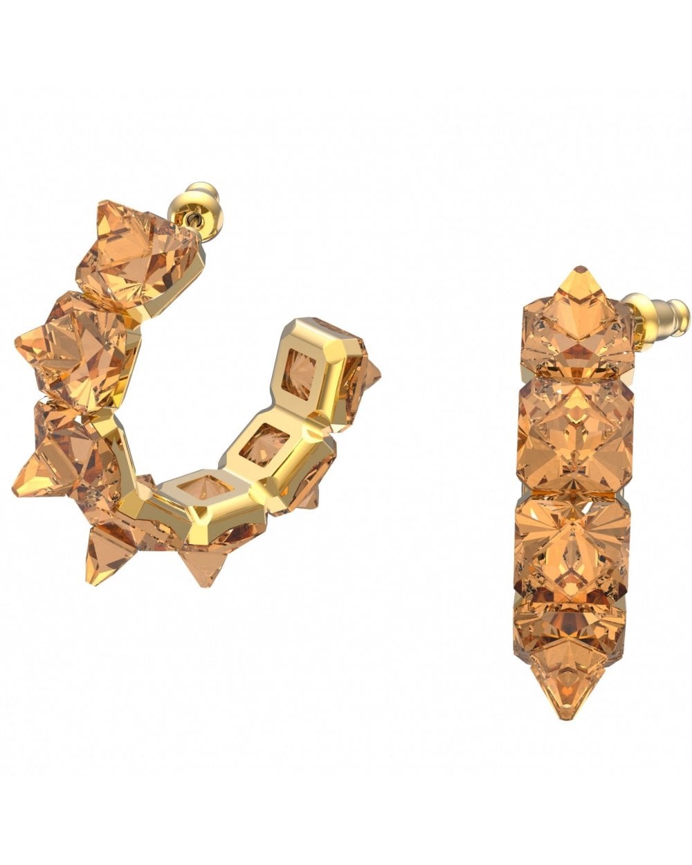 Ortyx Hoop Earrings - Gold Tone Plated