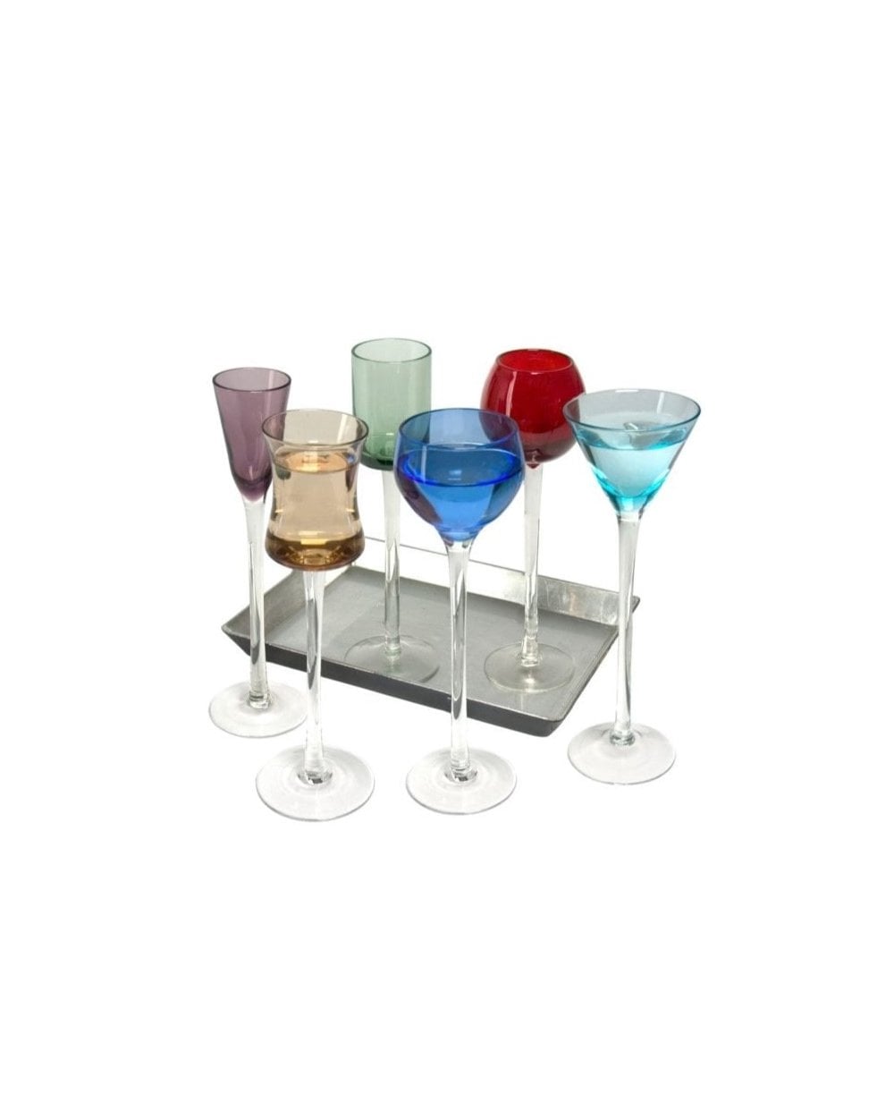 7 Piece Long Stem Liqueur Set